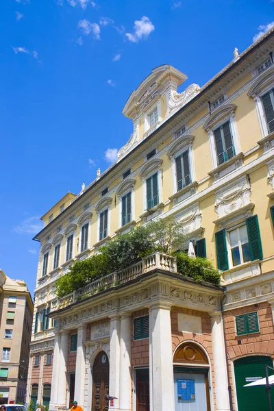 Génova Italia Julio 2018 Palazzo Grimaldi Della Meridiana Garibaldi Génova — Foto de Stock