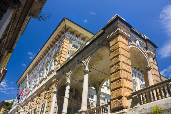 Genua Italien Juli 2018 Palazzo Doria Tursi Auf Garibaldi Genua — Stockfoto