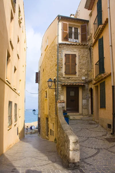 Antibes France June 2018 Picturesque Architecture Old Town Antibes — Stock Photo, Image