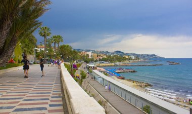 San Remo, İtalya - 27 Temmuz 2018: San Remo çıkabilir