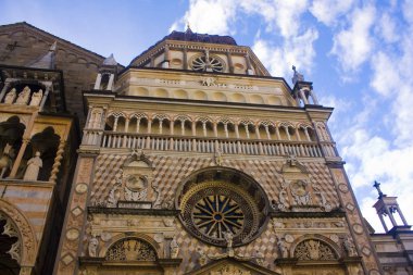 İtalya, Bergamo - 4 Kasım 2018: Bergamo Cappella Colleoni (Colleoni Şapel)