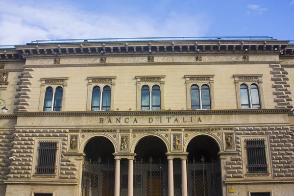 Itálie Bergamo Listopadu 2018 Krásné Banka Staré Město Bergamo — Stock fotografie