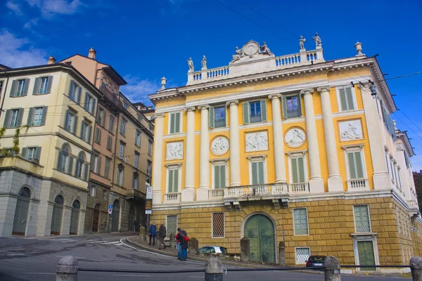 Olaszország Bergamo 2018 November Medolago Albani Palota Palazzo Medolago Albani — Stock Fotó