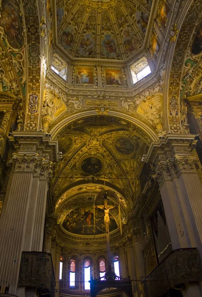 Italië Bergamo November 2018 Interieur Van Basiliek Santa Maria Maggiore — Stockfoto