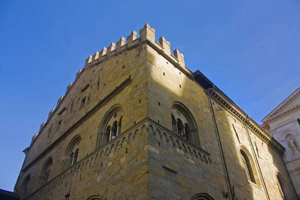 Italie Bergamo Novembre 2018 Palazzo Della Ragione Sur Piazza Vecchia — Photo