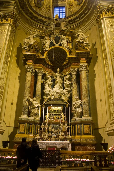 Itália Bergamo Novembro 2018 Interior Catedral Bérgamo Duomo — Fotografia de Stock