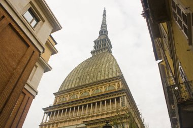 İtalya, Turin - 2 Kasım 2018: Bina Torino Mole Antonelliana