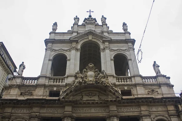 Itália Turin Novembro 2018 Fragmento Igreja Annunziata Turim — Fotografia de Stock