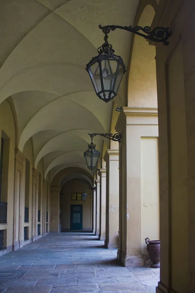 Italien Turin November 2018 Die Arkade Eines Palazzo Reale Königlicher — Stockfoto