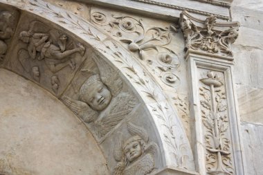 İtalya, Turin - 2 Kasım 2018: Saint John Baptist (Duomo) Turin katedral parçası 