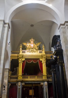 İtalya, Turin - 2 Kasım 2018: Saint John Baptist (Duomo) Turin katedral iç 