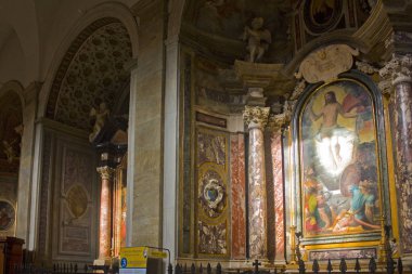 İtalya, Turin - 2 Kasım 2018: Saint John Baptist (Duomo) Turin katedral iç 