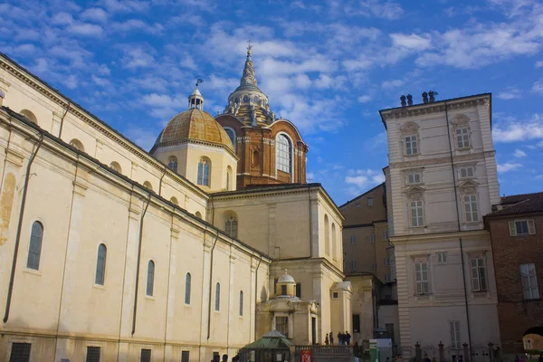 Itálie Turín Listopadu 2018 Katedrála Svatého Jana Křtitele Duomo Turína — Stock fotografie