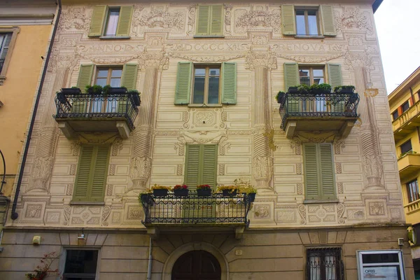 Italy Como November 2018 Picturesque Building Old Town Como — Stock Photo, Image