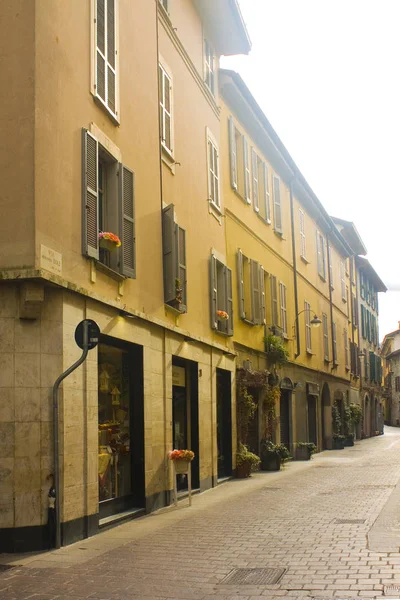 Italia Como Noviembre 2018 Pintoresca Calle Del Casco Antiguo Como — Foto de Stock