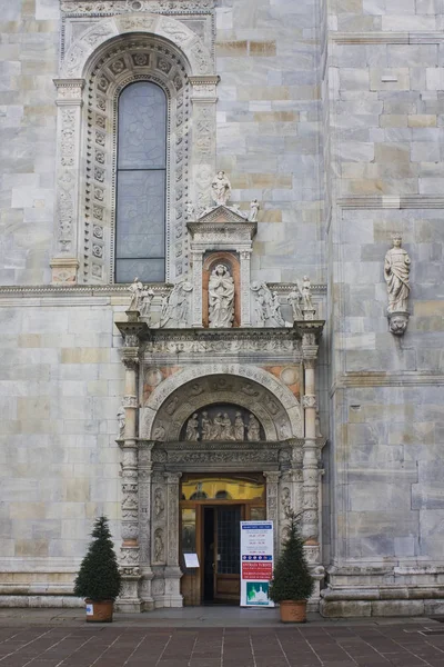 Itália Como Novembro 2018 Fragmento Catedral Como Duomo — Fotografia de Stock