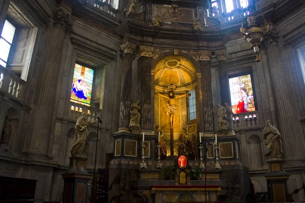 Italia Como Noviembre 2018 Interior Catedral Como Duomo — Foto de Stock