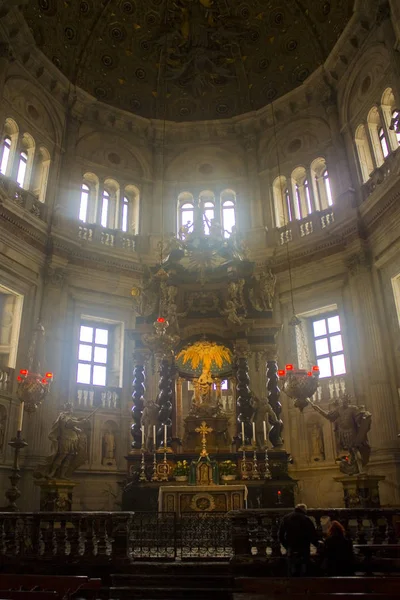 Itália Como Novembro 2018 Interior Catedral Como Duomo — Fotografia de Stock