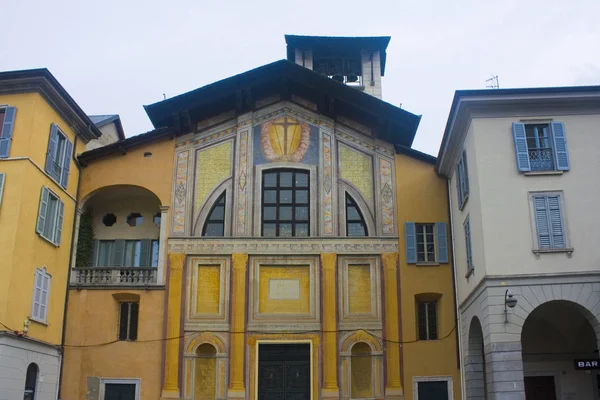 Italia Como Novembre 2018 Chiesa San Giacomo Piazza Guido Grimoldi — Foto Stock