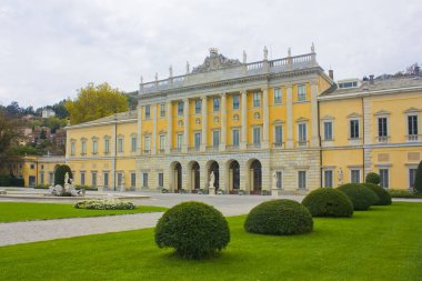 İtalya, Como - 3 Kasım 2018: Şehir Como Lake Como, Villa Olmo