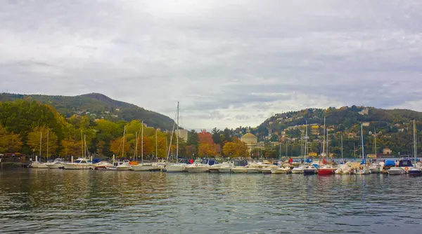 Italien Como November 2018 Panorama Des Comer Sees Lombardei — Stockfoto