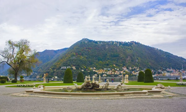 Italia Como Novembre 2018 Parco Villa Olmo Sul Lago Como — Foto Stock