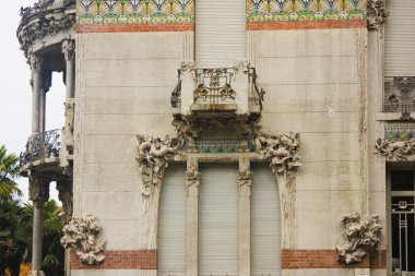 İtalya, Como - 3 Kasım 2018: Parça, Villa Bernasconi Cernobbio Como Gölü kıyısındaki '