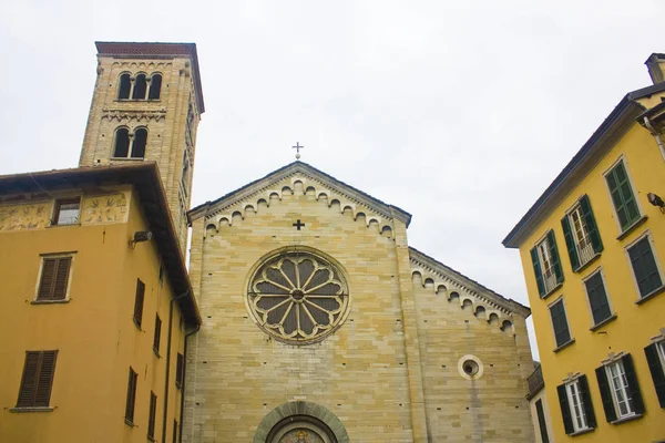 Italia Como Noviembre 2018 Iglesia San Fedele Casco Antiguo Como — Foto de Stock