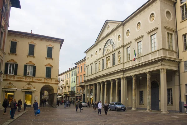 Itálie Como Listopadu 2018 Kostel Santa Cecilia Starém Městě Como — Stock fotografie
