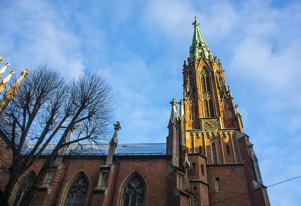 Antiga Igreja Gertrude Riga Letónia — Fotografia de Stock