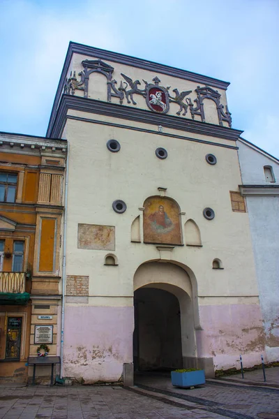 Vilnius Litouwen December 2017 Dawn Gate Vilnius Litouwen — Stockfoto