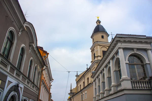 Βίλνιους Λιθουανία Δεκεμβρίου 2017 Ιστορική Οδό Στην Παλιά Πόλη Βίλνιους — Φωτογραφία Αρχείου