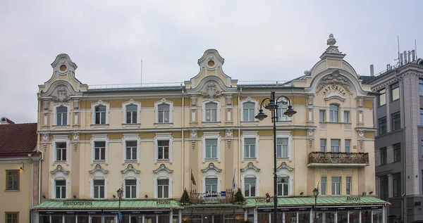 Vilnius Lituânia Dezembro 2017 Edifício Histórico Agora Hotel Bem Conhecido — Fotografia de Stock