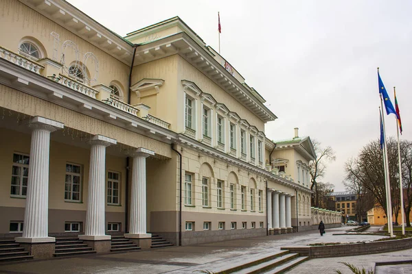 Vilna Lituania Diciembre 2017 Palacio Presidencial Vilna —  Fotos de Stock