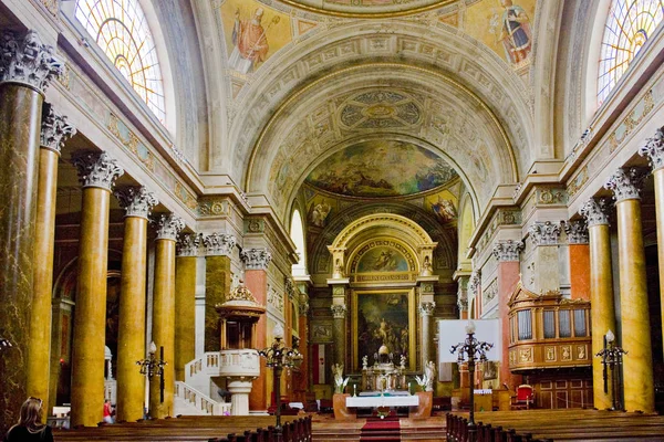 Eger Hungria Junho 2018 Interior Basílica João Eger — Fotografia de Stock
