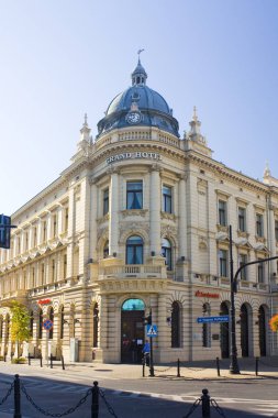 Lublin, Polonya - 15 Ekim 2018: Grand Hotel, Lublin, Polonya