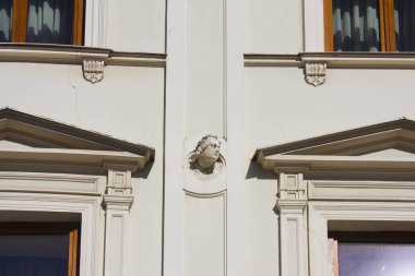 Lublin, Polonya - 15 Ekim 2018: Avrupa Otel tarihi kent, Lublin, parçası