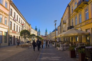 Lublin, Polonya - 15 Ekim 2018: Old Town, Lublin, mimari