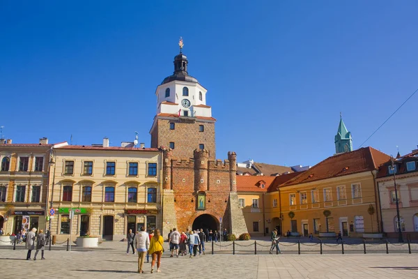 Lublín Polonia Octubre 2018 Puerta Cracovia Lublin — Foto de Stock