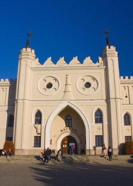 Lublin, Polonya - 15 Ekim 2018: Lublin, Lublin Royal Castle