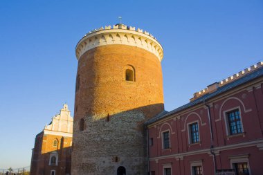 Lublin, Polonya - 15 Ekim 2018: Kule Royal Castle, Lublin