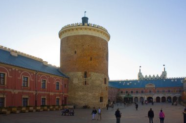 Lublin, Polonya - 15 Ekim 2018: Kule Royal Castle, Lublin