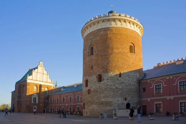 Люблін Жовтня 2018 Башта Королівського Замку Любліні — стокове фото