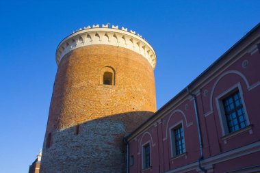 Lublin, Polonya - 15 Ekim 2018: Kule Royal Castle, Lublin