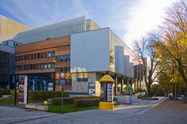 Lublin, Polonya - 15 Ekim 2018: Lublin, Opera Tiyatrosu