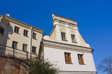 Lublin, Polonya - 15 Ekim 2018: Old Town, Lublin, mimari