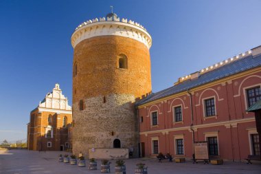Lublin, Polonya - 15 Ekim 2018: Kule Royal Castle, Lublin