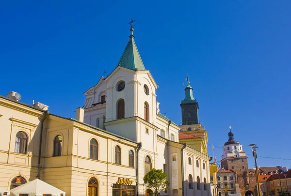 Lublín Polonia Octubre 2018 Iglesia Del Espíritu Santo Lublin — Foto de Stock