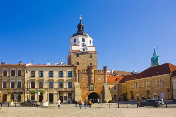 Lublín Polonia Octubre 2018 Puerta Cracovia Lublin — Foto de Stock