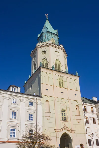 Lublín Polonia Octubre 2018 Torre Trinitaria Casco Antiguo Lublin —  Fotos de Stock